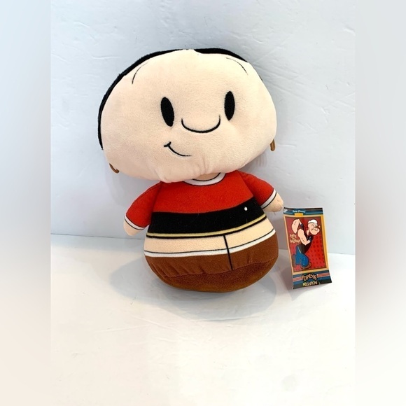 Kellytoy Popeye Olive Oyl Plush Doll Round Bean Bag 2018 Toy 10" - Picture 1 of 3